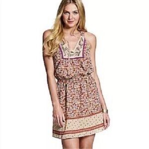Jessica Simpson Tamara Boho Embroidered Sleeveless Dress Size Small
